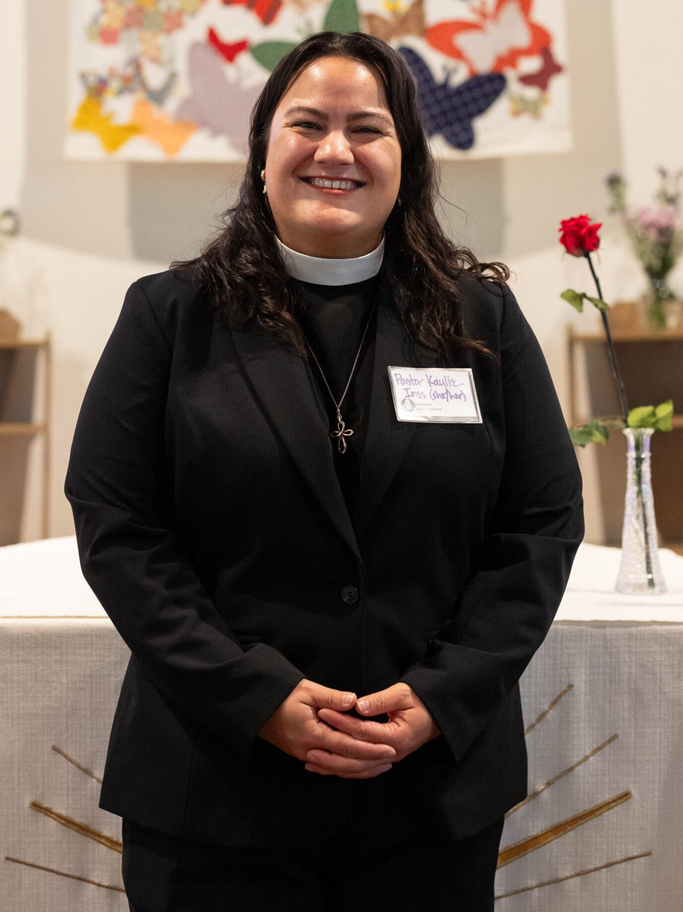 Portrait of The Rev. Kaylie Hope Ines, who has just accepted a call from Holy Trinity Lutheran Church in North Easton, Massachusetts